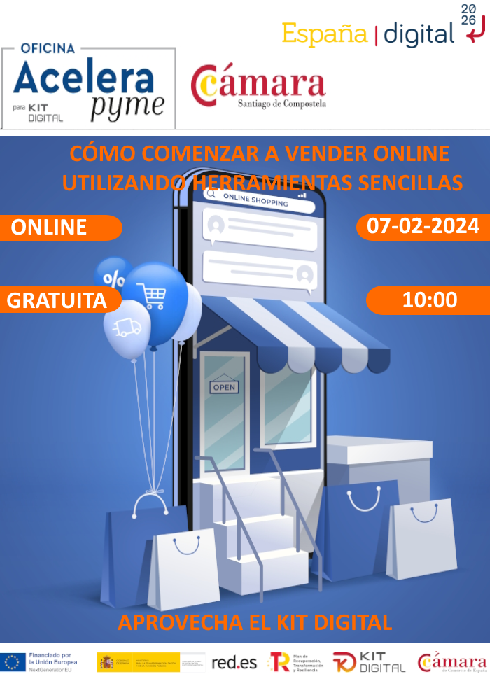 CÓMO COMENZAR A VENDER ONLINE UTILIZANDO HERRAMIENTAS SENCILLAS. APROVECHA EL KIT DIGITAL