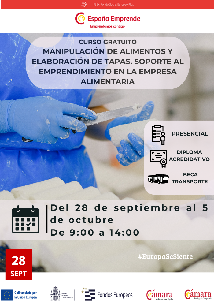 MANIPULACIÓN DE ALIMENTOS Y ELABORACIÓN DE TAPAS. SOPORTE AL EMPRENDIMIENTO EN LA EMPRESA ALIMENTARIA