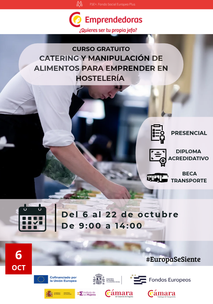 CATERING Y MANIPULACIÓN DE ALIMENTOS PARA EMPRENDER EN HOSTELERÍA