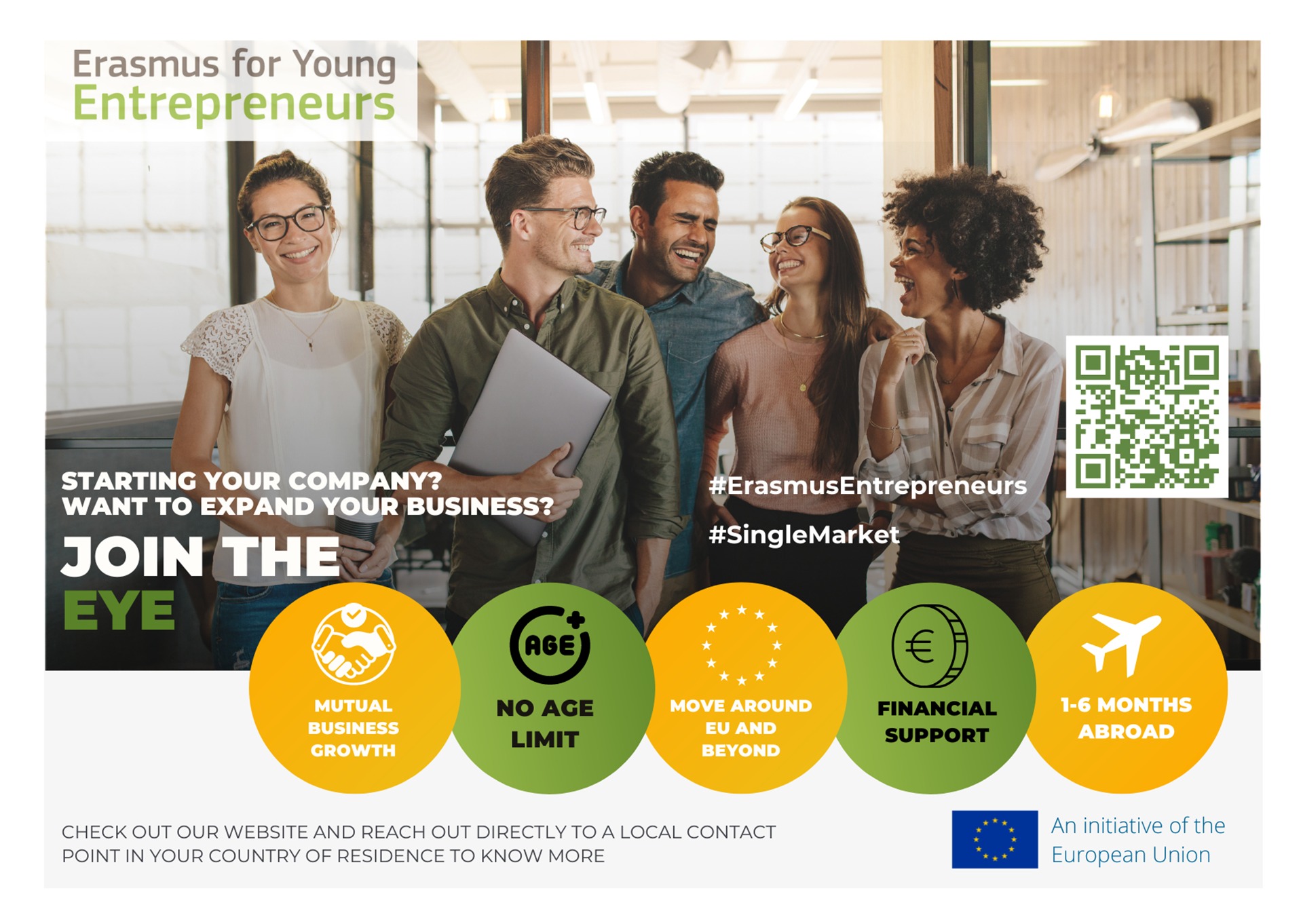 ERASMUS PARA JÓVENES EMPRENDEDORES ALCANZA LOS 15.000 INTERCAMBIOS EMPRESARIALES Y REFUERZA EL ECOSISTEMA EUROPEO DE LAS PYMES