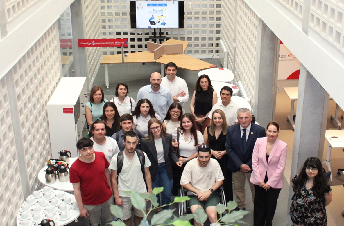 LA XUNTA DE GALICIA Y LA CÁMARA DE COMERCIO IMPULSAN El EMPLEO JUVENIL A TRAVÉS DE LA PUESTA EN MARCHA DEL PROGRAMA “ FÓRMATE EN LA EMPRESA”